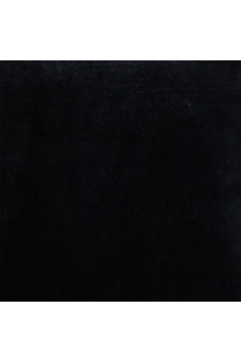 Apollo Transitional Black Throw Pillow, Alternate, color, BLACK