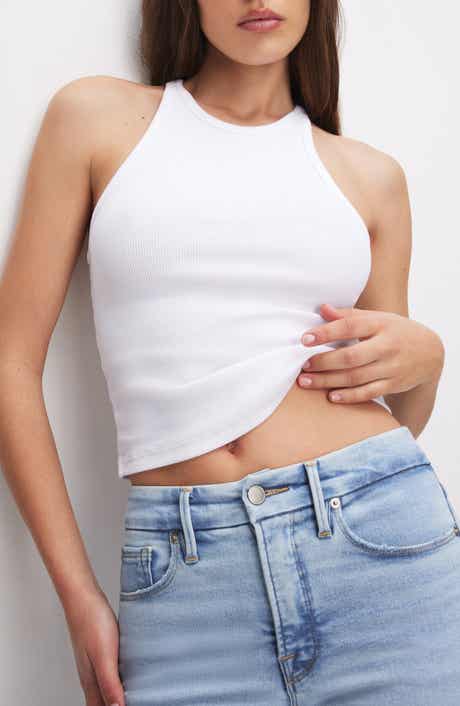 Good American Micro Rib Tank