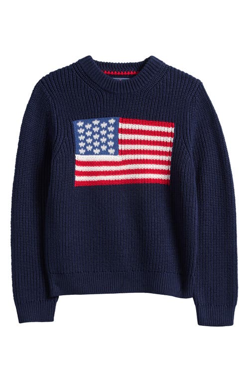 Vineyard Vines Kids' American Flag Sweater In Blue