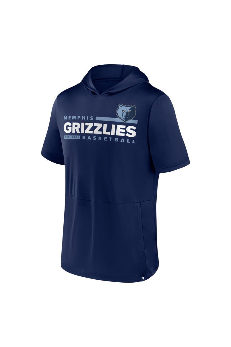 Men's Fanatics Branded Navy Memphis Grizzlies Possession Hoodie T-Shirt, Alternate, color, Navy