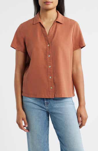 Cloth & Stone Flowy Button-Up Shirt