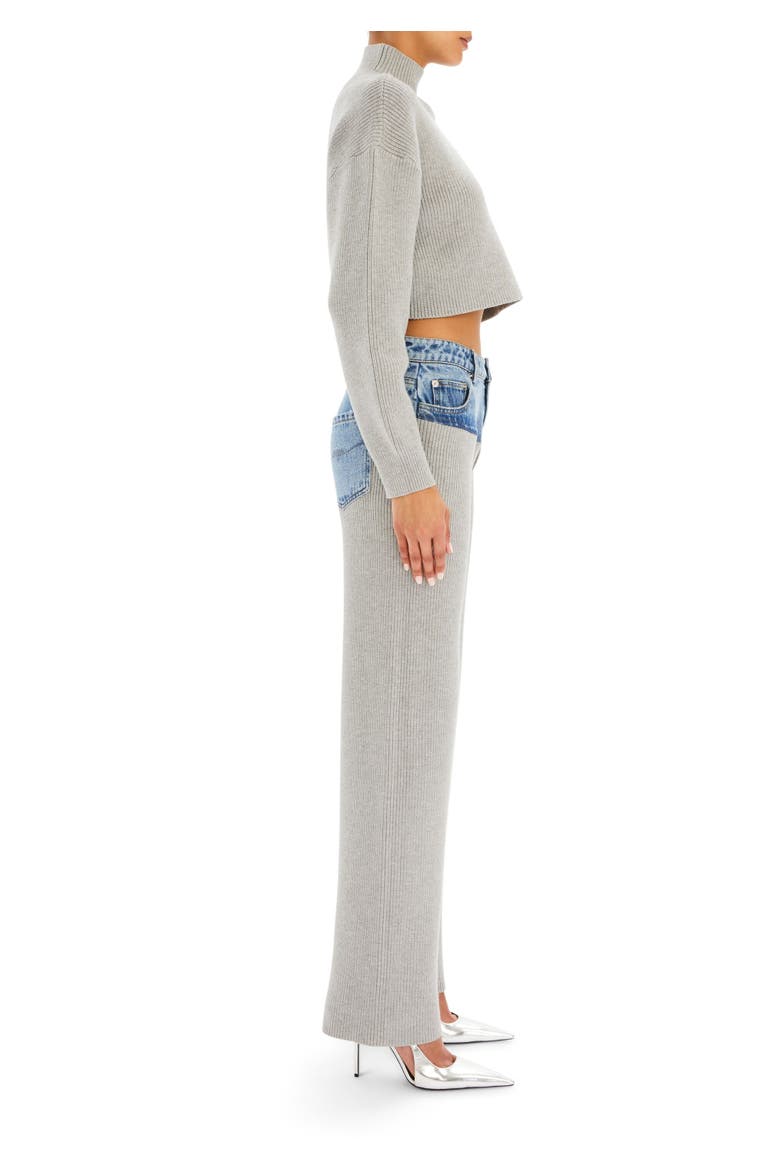 Carmen Mid Cropped Sweater, Alternate, color, Grey