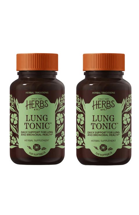 Lung Tonic Herbal Lung & Bronchial Support Softgels, 120 Count