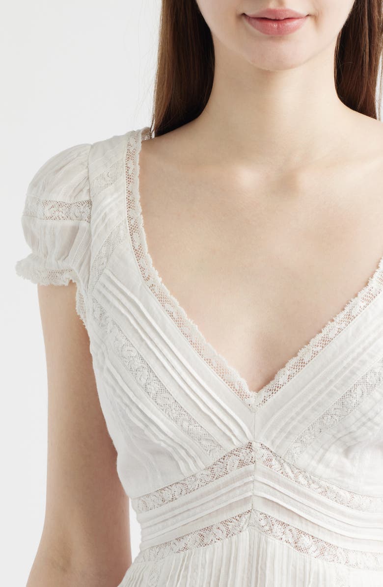 LoveShackFancy Edena Dress, Alternate, color, White