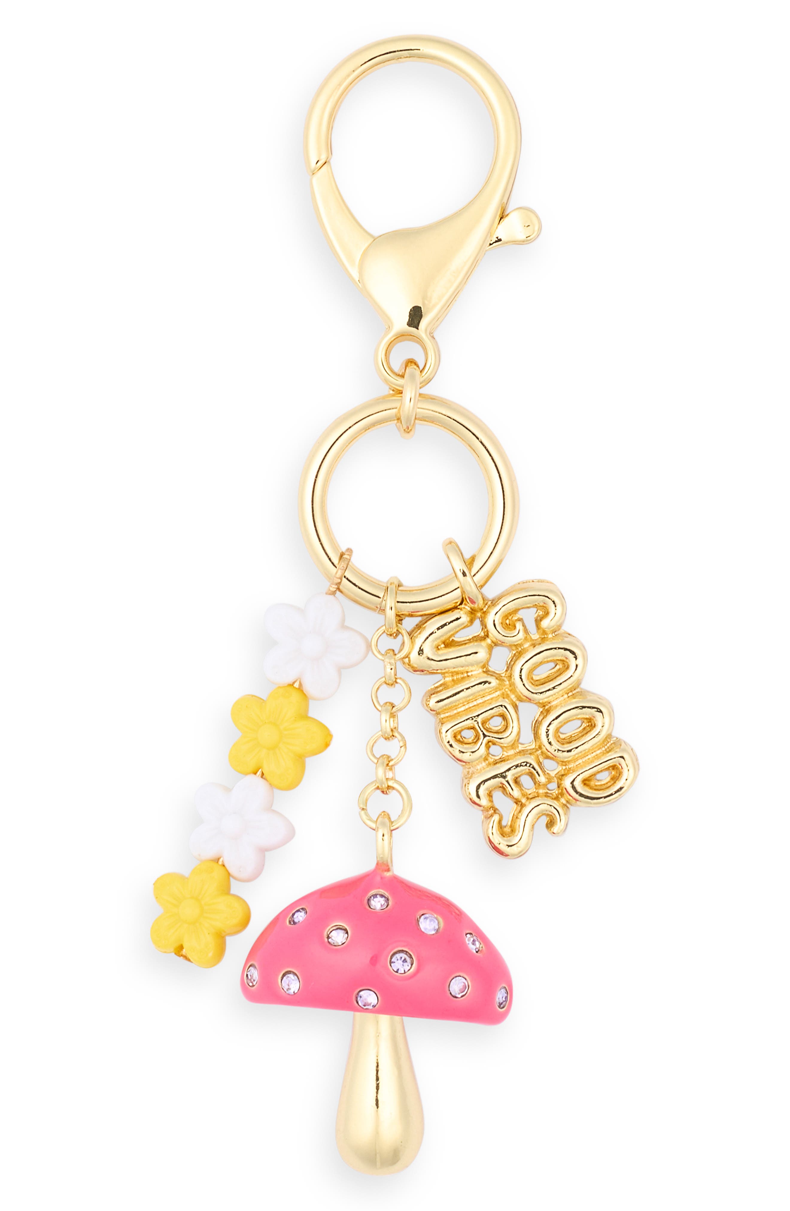 BaubleBar Mushroom Bag Charm