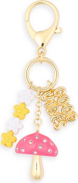 BaubleBar Mushroom Bag Charm