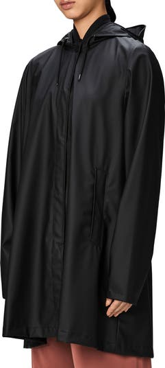 Rains Waterproof A-Line Rain Jacket | Nordstrom