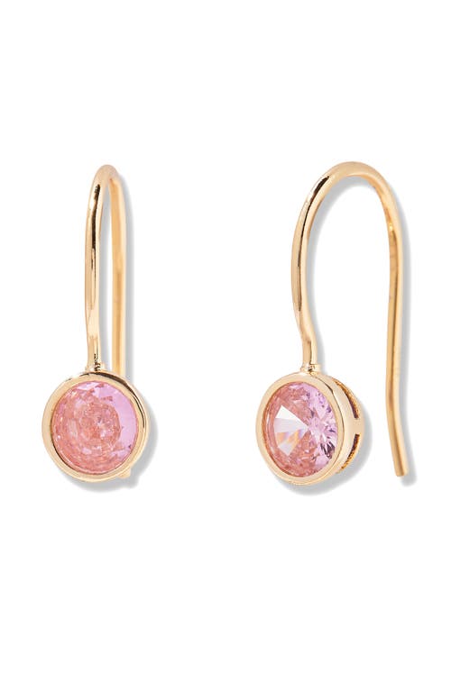 Brook & York Brook And York Mia Birthstone Drop Earrings In Gold