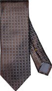 Eton Pine Paisley Silk Jacquard Tie