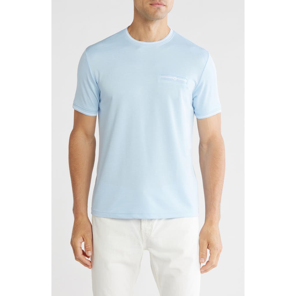 CACTUS MAN CACTUS MAN DRESSY TEXTURED CREWNECK T-SHIRT