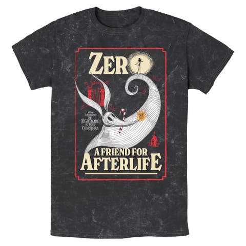 Mens The Nightmare Before Christmas A Friend For Life Zero Poster T Shirt
