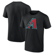Logo Athletic Men's Logo Athletic Black Arizona Diamondbacks Official Logo T-Shirt