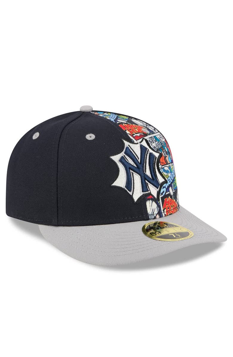 New Era Men's New Era Navy/Gray New York Yankees 2025 MLB Diamond Hero Edition Low Profile 59FIFTY Fitted Hat, Alternate, color, Navy