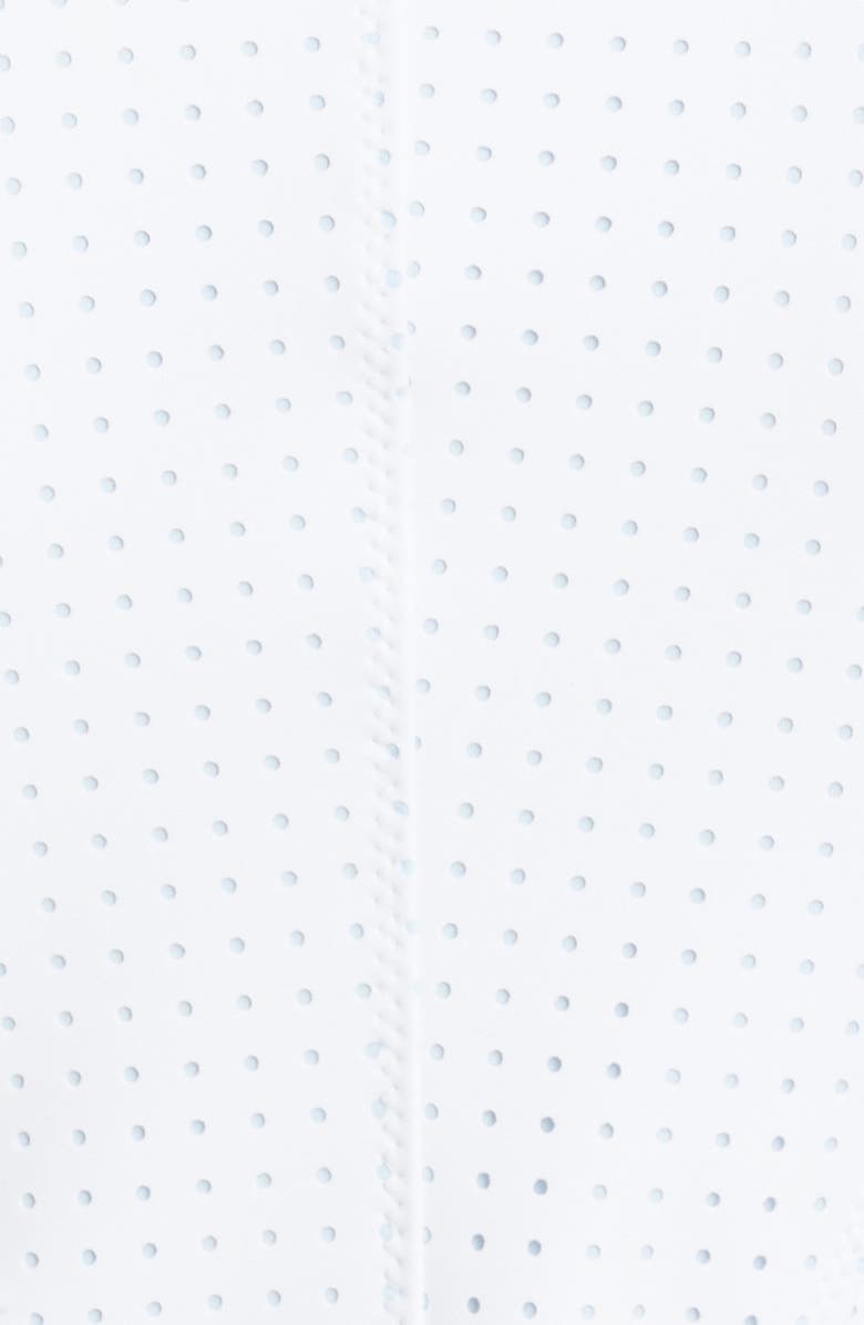 Lisa Marie Fernandez Farrah Short Sleeve Zip One Piece Swimsuit, Alternate, color,