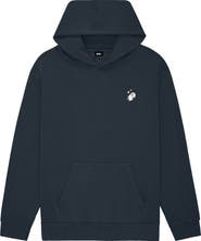 Dalix Womens Heartly Ghost Midweight Fleece Relaxed Hooded Sweatshirt