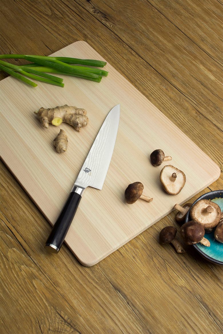 Classic Asian Cook's 7" Knife, Alternate, color, BLACK
