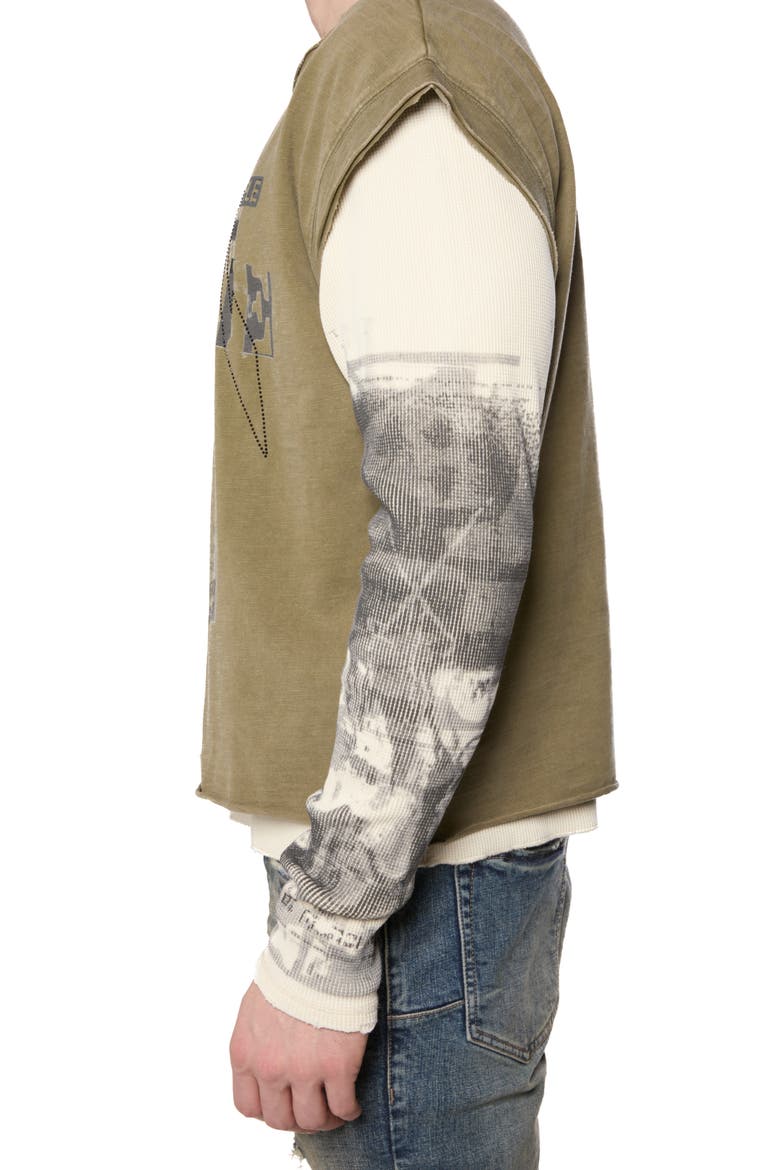 Two-Layer Long Sleeve Graphic T-Shirt, Alternate, color, GREEN