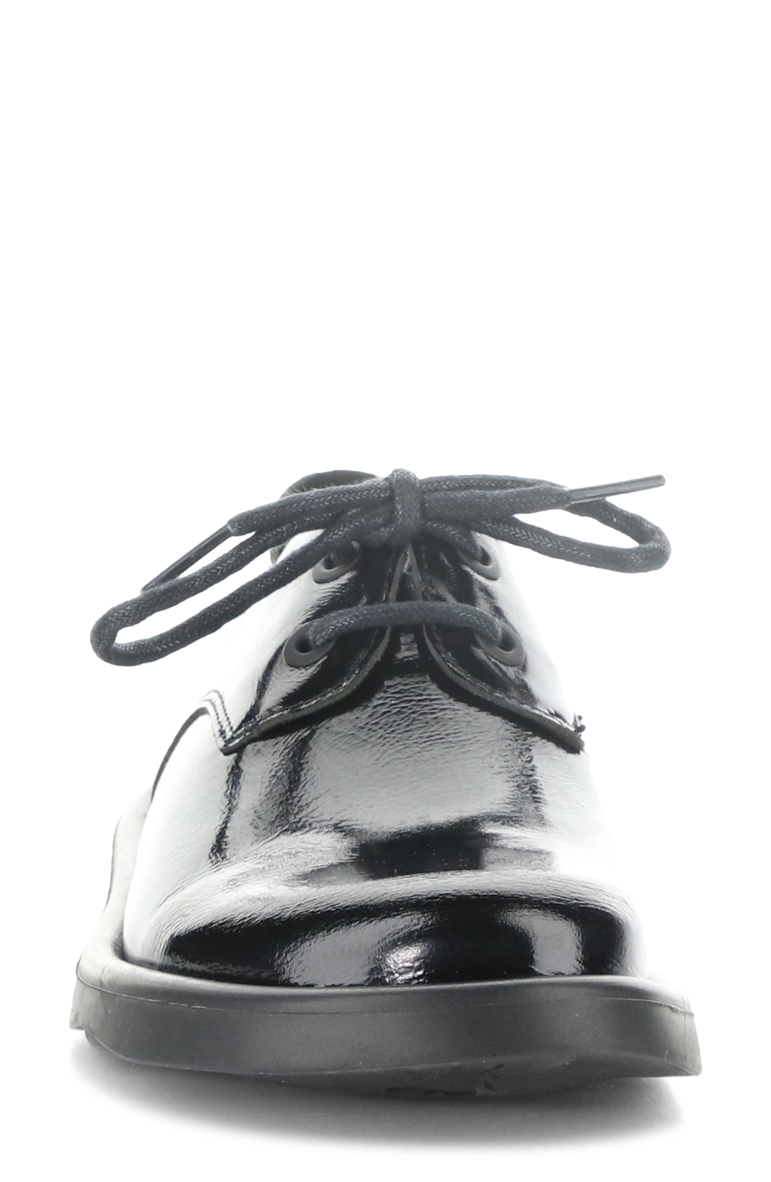 Fly London Teni Lace-Up Shoe, Alternate, color, Black Patent