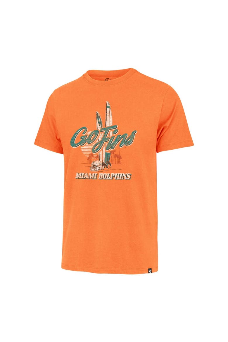 Men's '47 Orange Miami Dolphins Regional Franklin T-Shirt, Alternate, color, Orange
