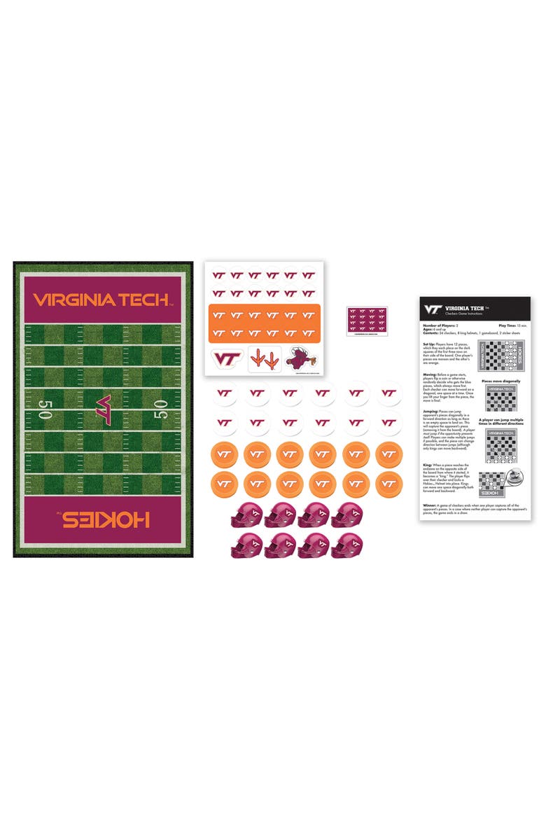 Virginia Tech Hokies Checkers Board Game, Alternate, color, Multicolor