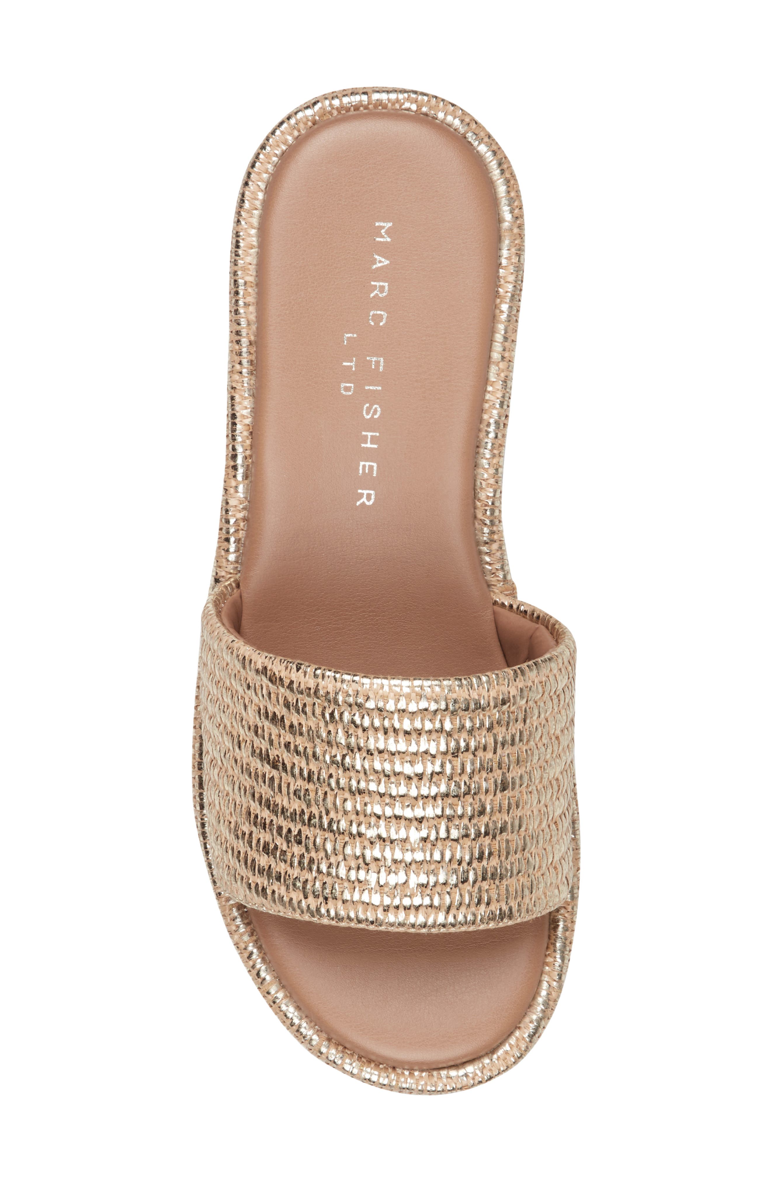 Daylin Platform Sandal, Alternate, color, GOLD