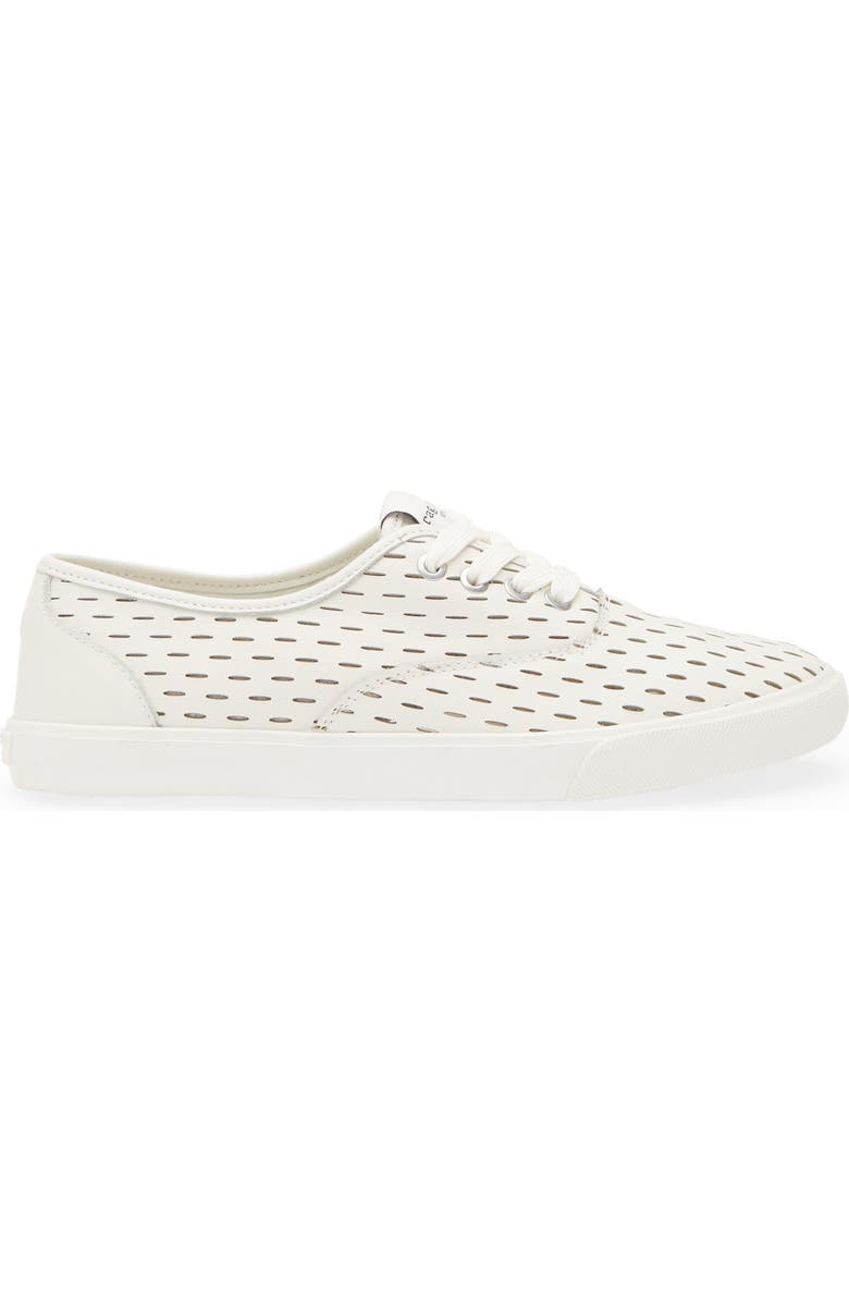 rag & bone Billie Sneaker, Alternate, color, Antique White Perforated