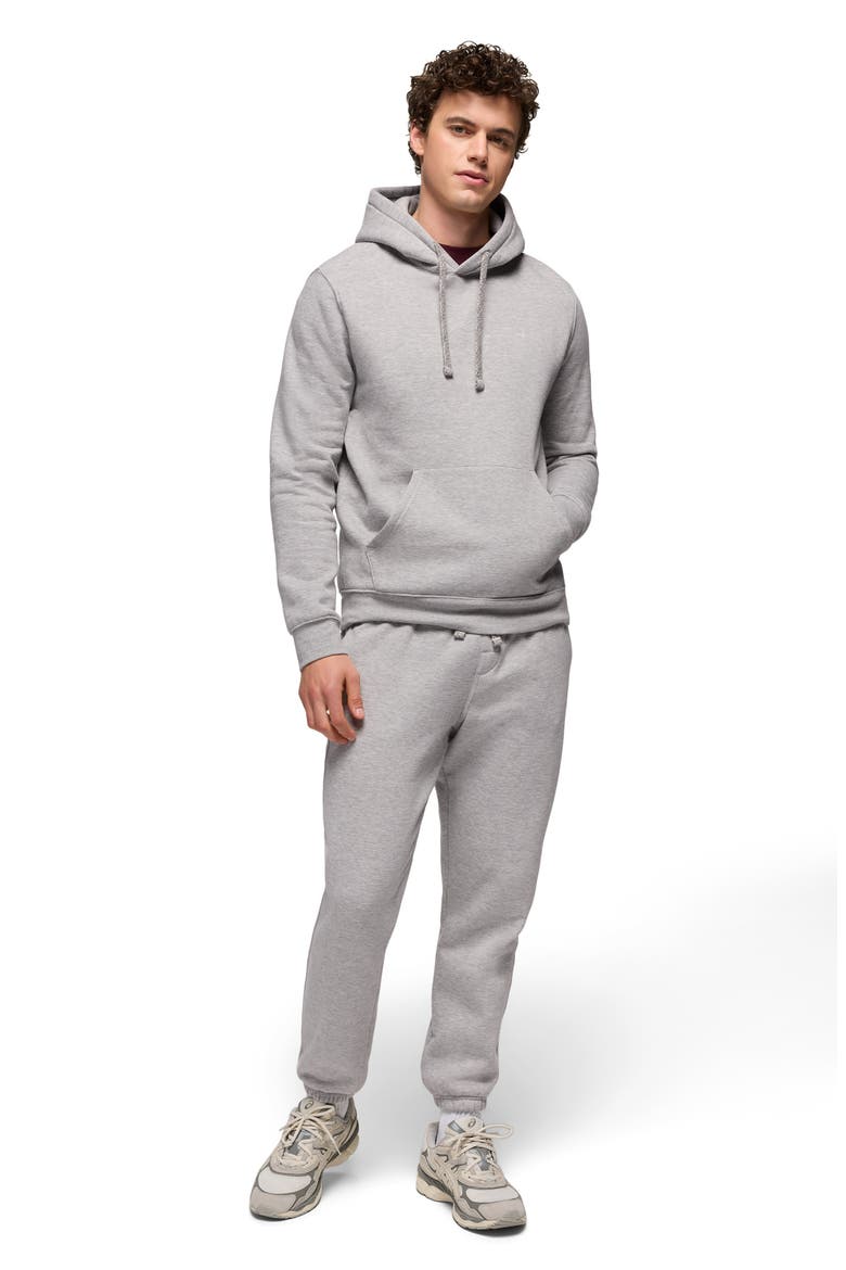 Fleece Sweatpants, Alternate, color, HEATHER GREY