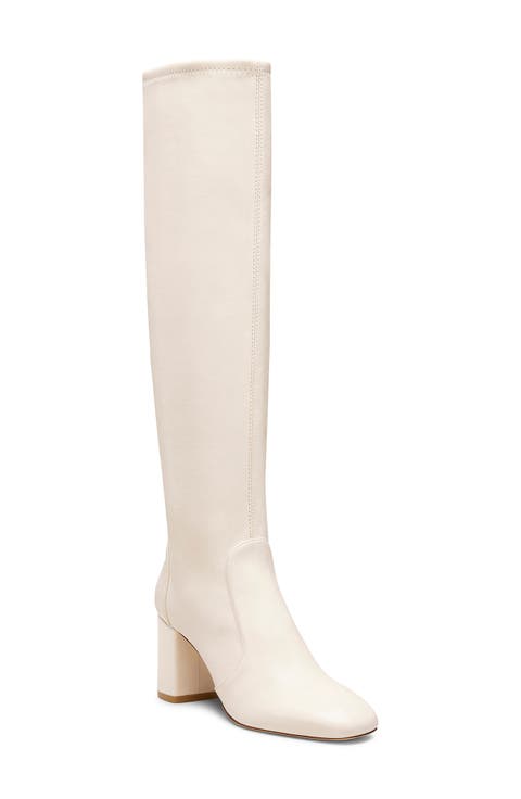 Lucie Knee High Block Heel Boot (Women)