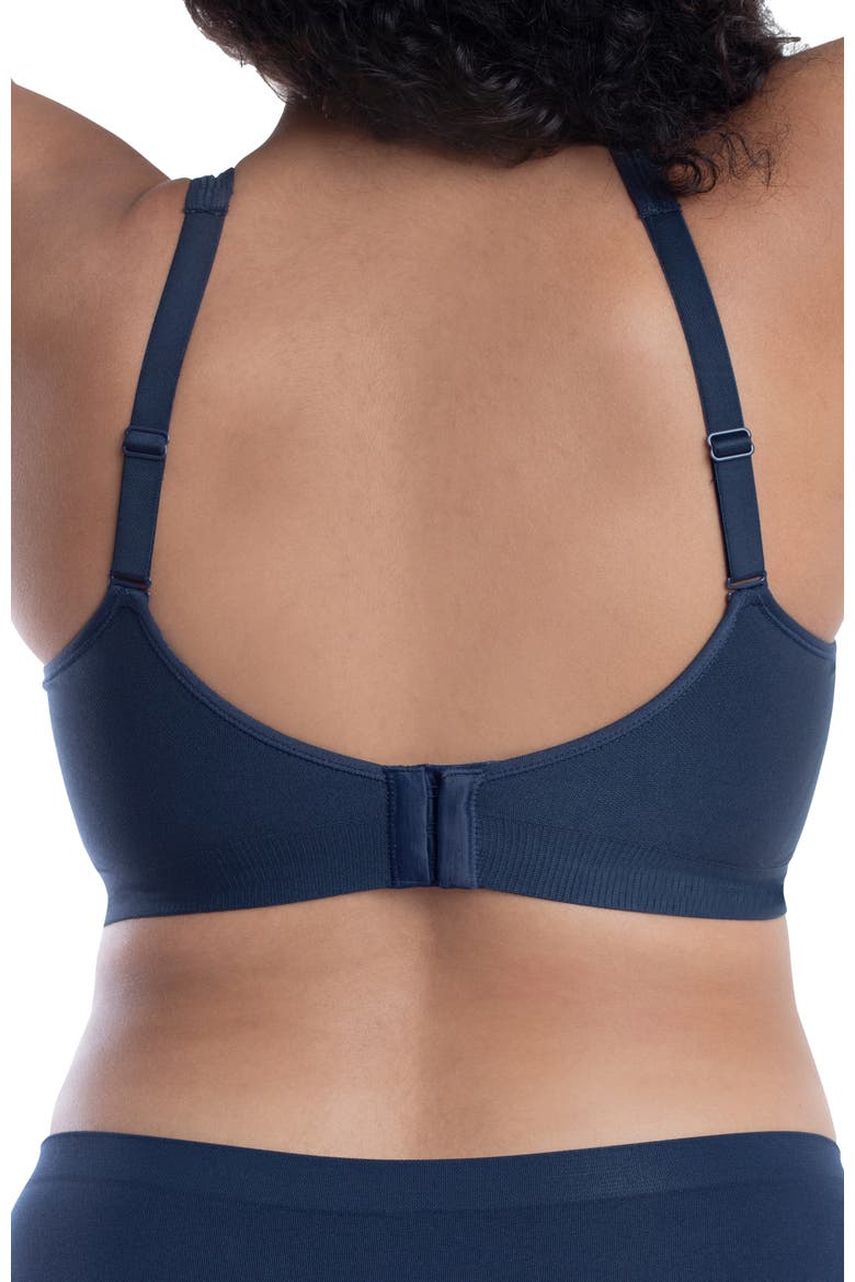 The Comfort Shaping Bra with Adjustable Straps, Alternate, color, Navy