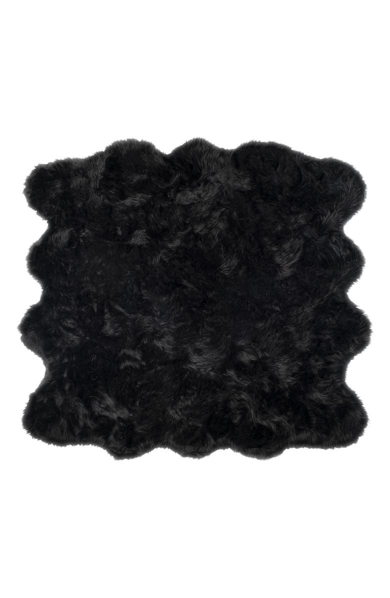 LUXE Gordon Faux Sheepskin Rug, Main, color, 