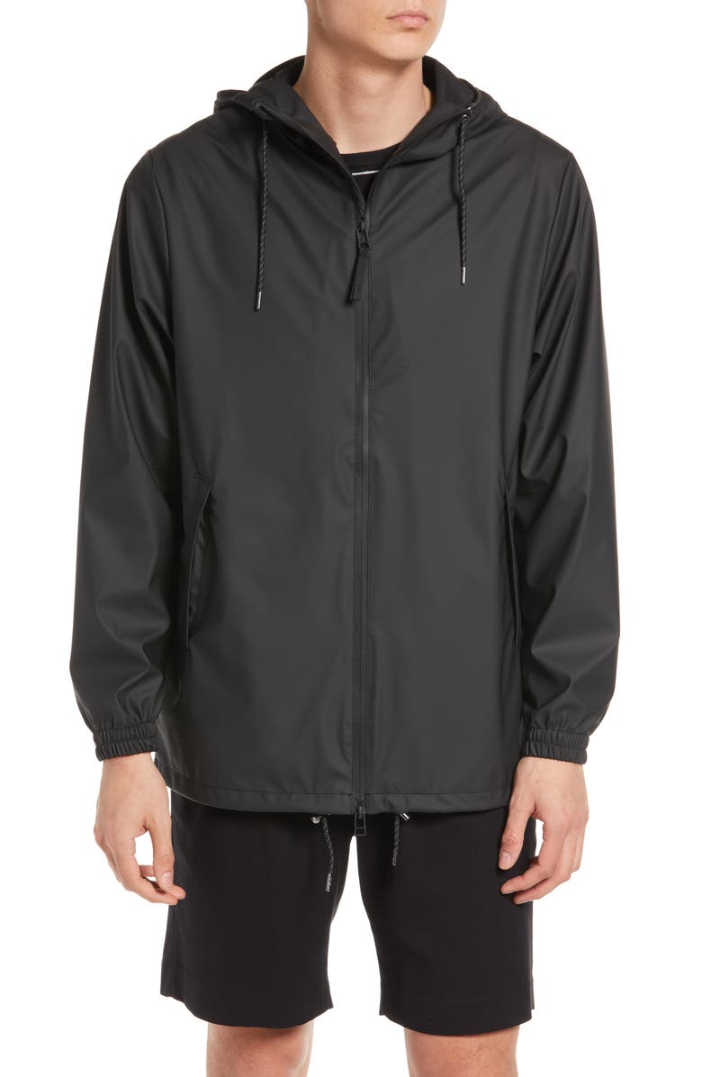 Rains Storm Breaker Waterproof Rain Jacket, Alternate, color, Black
