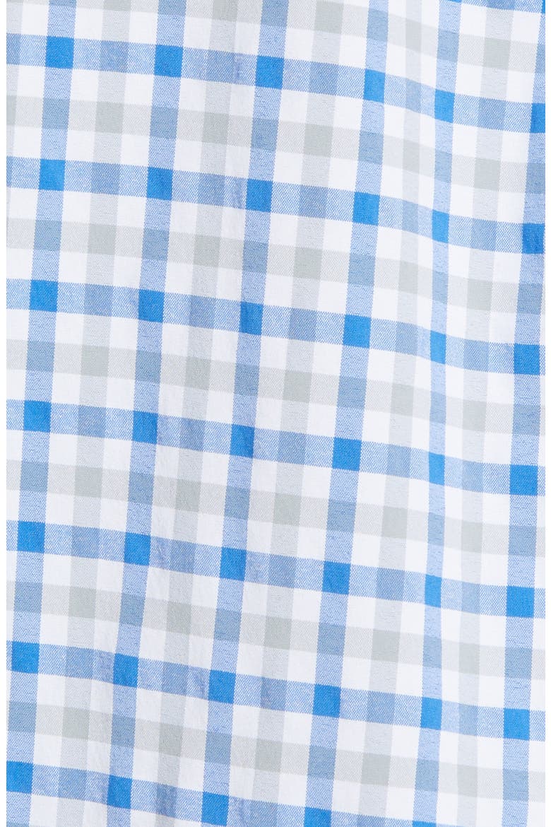 Grouper Classic Fit Plaid Button-Down Performance Shirt, Alternate, color, BARRACUDA