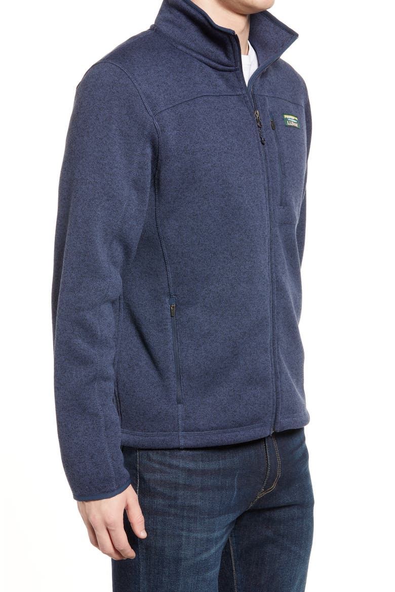 Men's Sweater Fleece Jacket, Alternate, color, BRIGHT NAVY