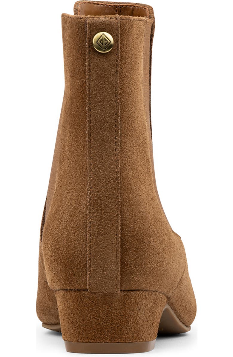 Donald Pliner CIty Patent Chelsea Boot, Alternate, color, Saddle