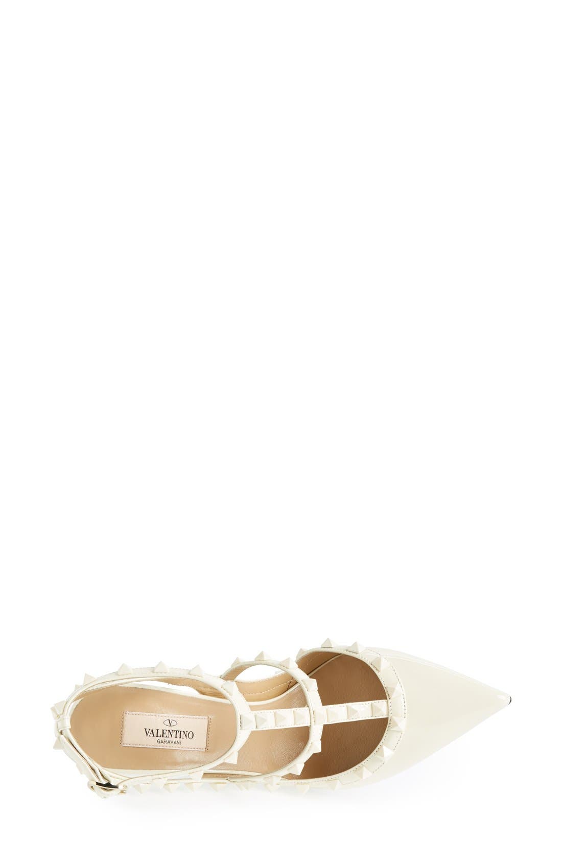 'Punkouture' T-Strap Pump, Alternate, color, IVORY