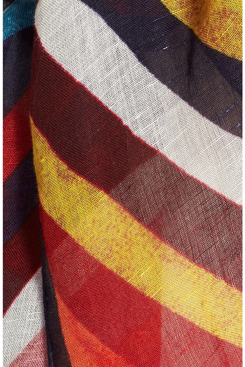 Geometric Print Scarf, Alternate, color, MULTI