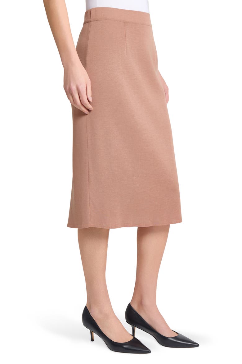 Charm Straight Knit Skirt, Alternate, color, CHARMEUSE