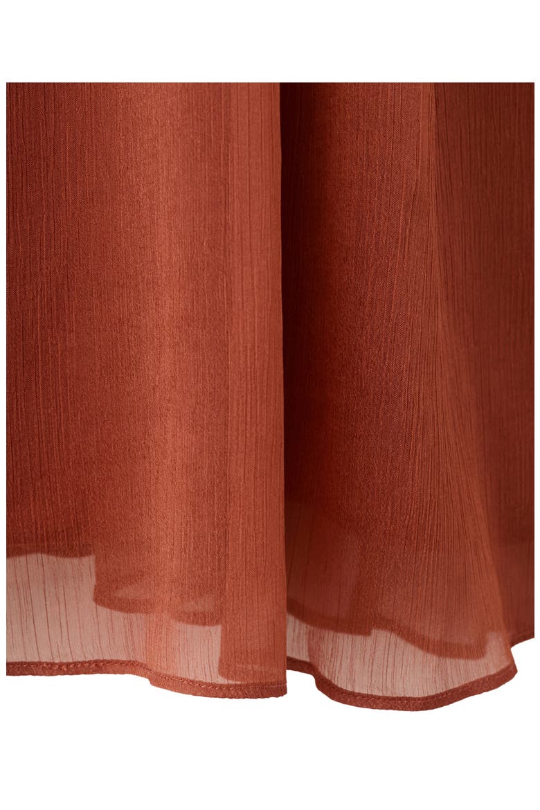 Ruffle Flutter Sleeve Maxi, Alternate, color, BURNT ORANGE