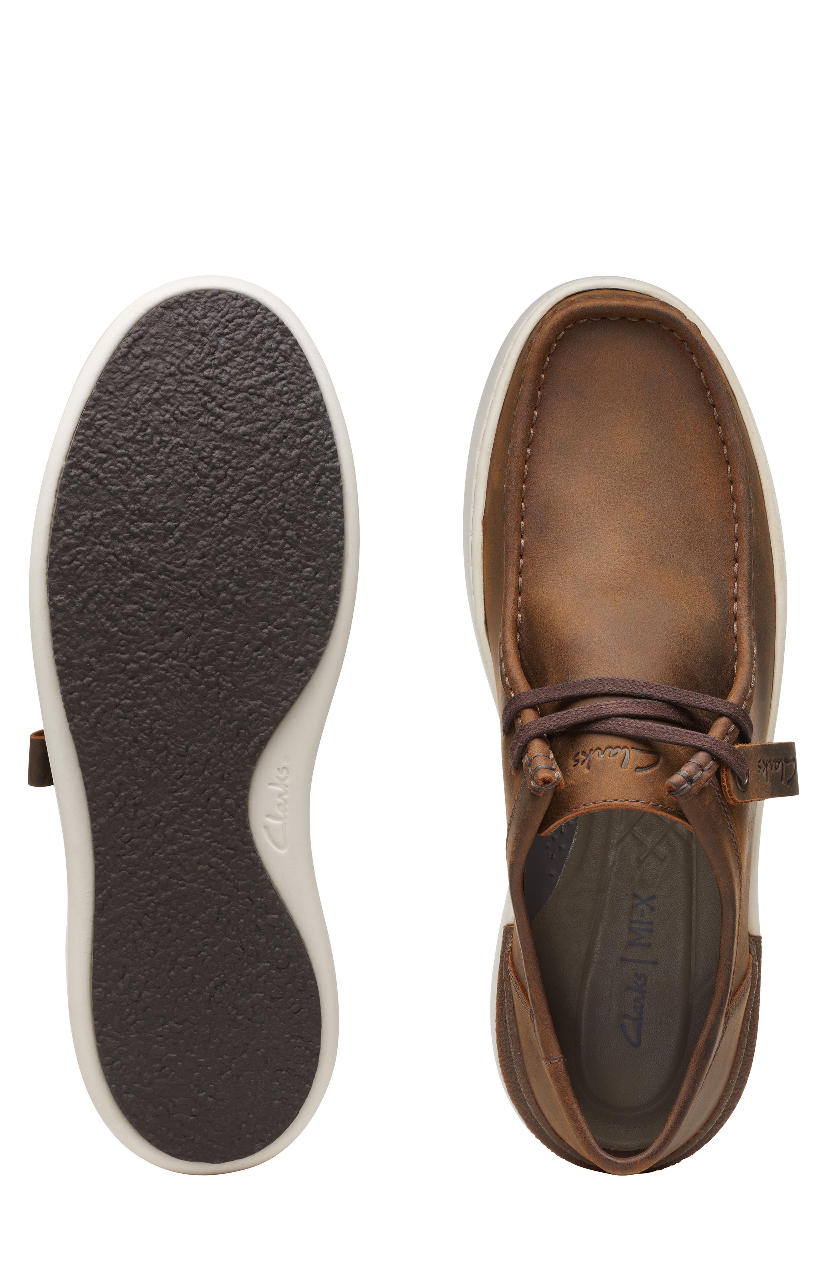 Clarks<sup>®</sup> Court Lite Wally Beeswax Leather Slip-On Shoe, Alternate, color, 