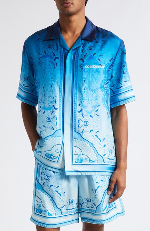 Egyptian Rug Silk Camp Shirt
