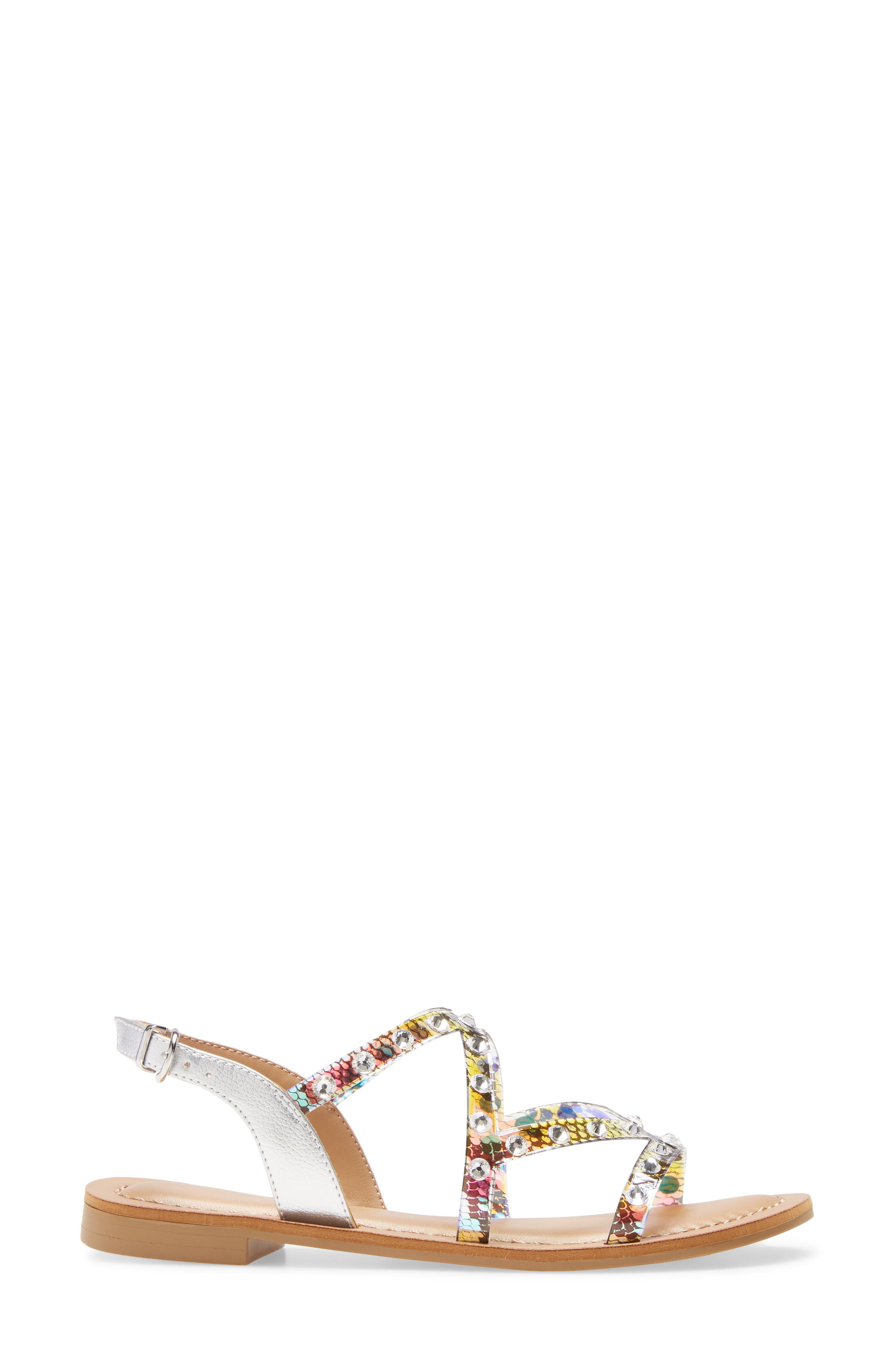 Candi Sandal, Alternate, color, OPAL MULTI FAUX LEATHER