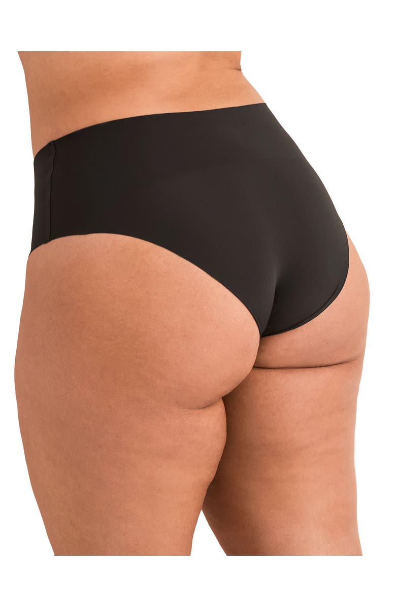 Adore Me Trista High Cut Panties, Alternate, color, Black