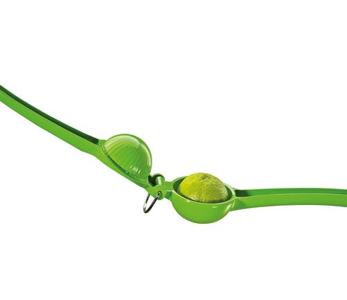 Cilio Aluminum Limetta Lime Squeezer, Green In Green