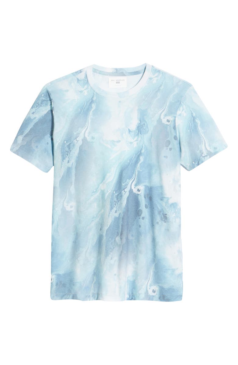 Sol Angeles Marble Swirl Print T-Shirt, Alternate, color, 