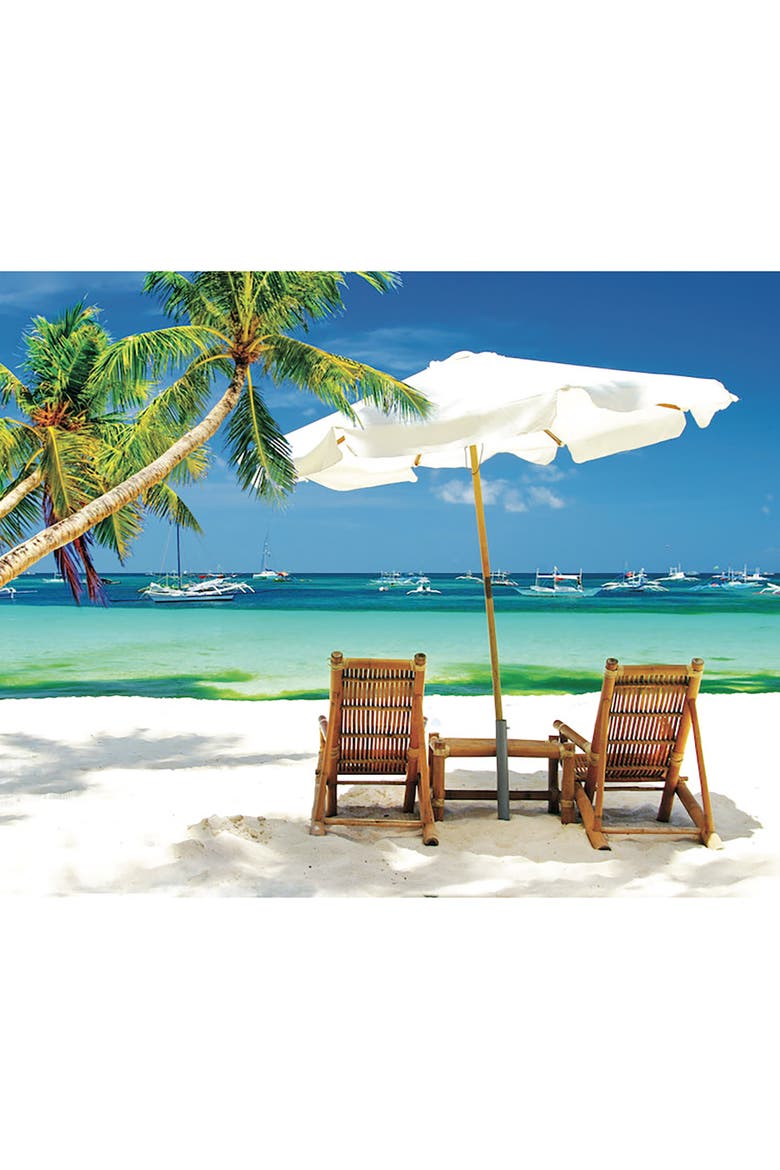 The Perfect Beach by O W Lawrence, 24 x 30 Inches, 1000 Piece Puzzle, Alternate, color, Multicolored