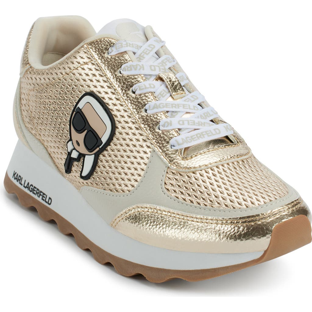 Karl Lagerfeld Paris Meade Metallic Sneaker