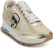 KARL LAGERFELD PARIS Meade Metallic Sneaker