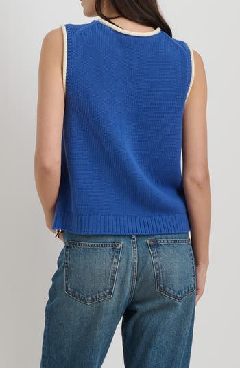 Bridget Tipped Sweater Vest