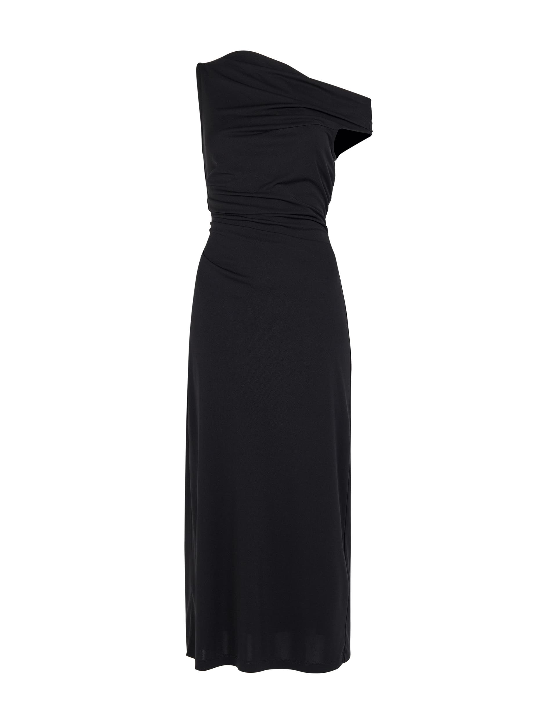 Jersey Crepe Asymmetric Dress - image 2