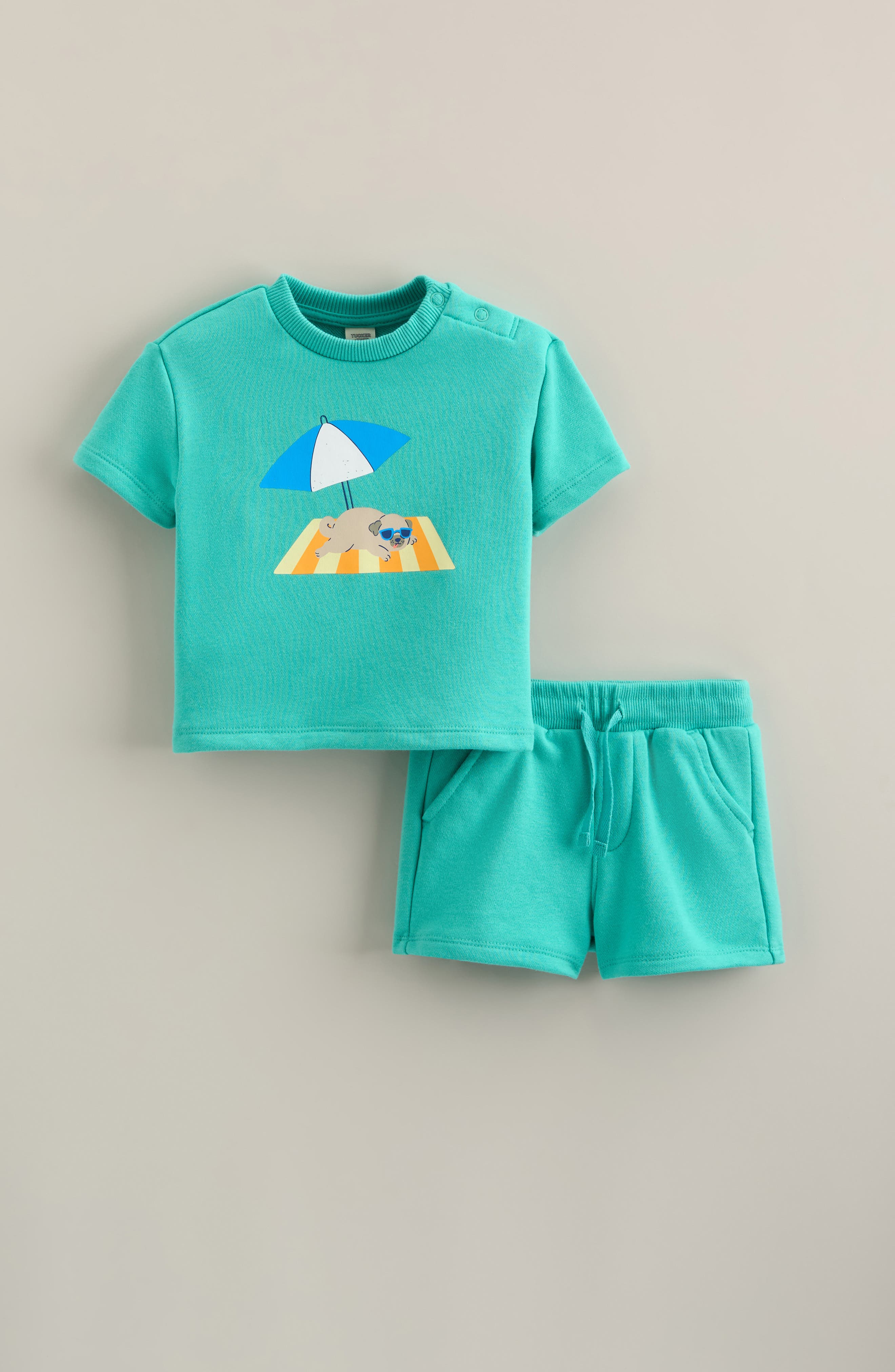 selected TEAL RIPPLE SUN PUG- TEAL